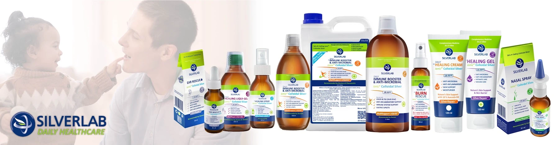 SilverLab brand banner